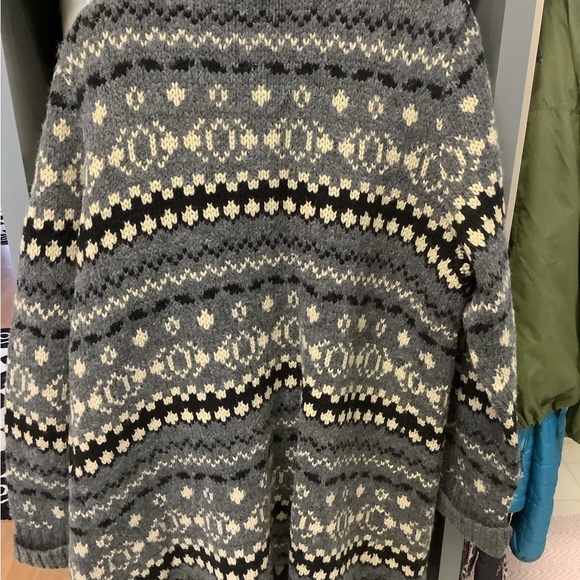 Charter Club Fair Isle Cardigan size tag missing appx xl -xxl EUC - Picture 3 of 4
